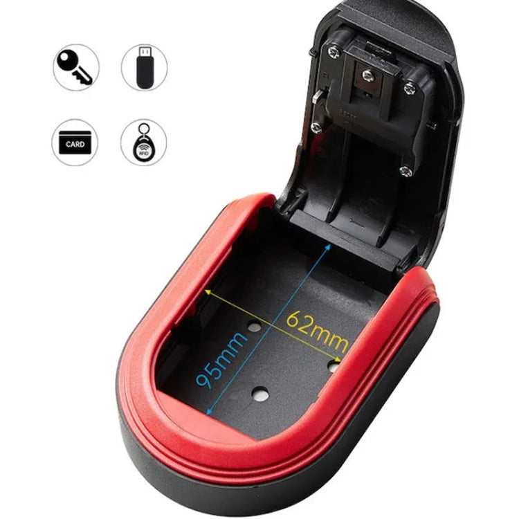 Full Plastic Key Box Password Lock Door Key Storage Password Box, Black, Red, Blue Full Plastic Key Box Password Lock Door Key Storage Password Box, Black, Red, Blue